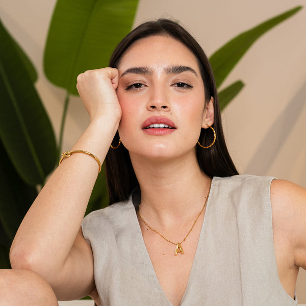 Divona™ Bubble Initial Necklace