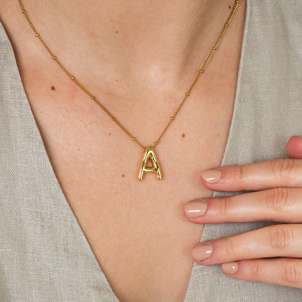 Divona™ Bubble Initial Necklace